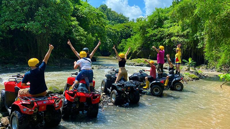 Bali Single ATV Riding and Rafting Tour